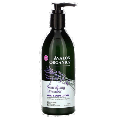 美国直邮Avalon Organics身体乳保湿滋润软化皮肤清香四溢340g