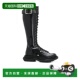 香港直邮ALEXANDER MCQUEEN 25FW 1h可退 Tread圆头系带靴子 Wome