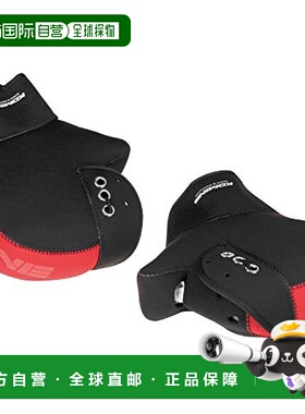 【日本直邮】KOMINE摩托车用保暖把手套黑色/红色 AK-021 345