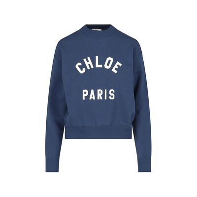 CHLOÉ 女士T恤 24AJH121924C6 SS2025 蓝色