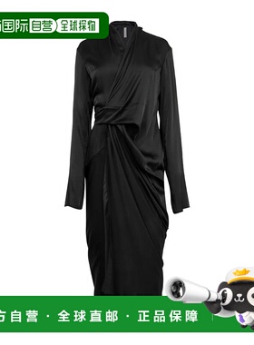 香港直邮RICK OWENS 女士连衣裙 RP02E4560SCH09 AW2025 黑色
