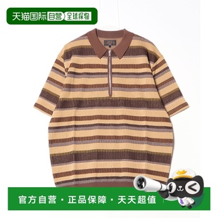 半拉链针织Polo衫 1h可退 男士 日本直邮BEAMS 38020049156新 PLUS