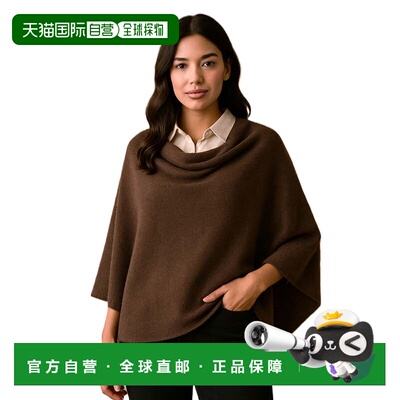 自营in2Cashmere Classic Topper - espresso 美国奥莱直发