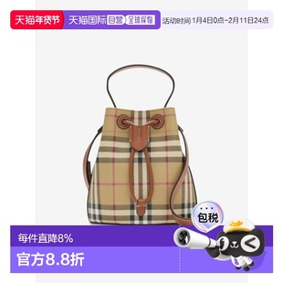 美国直邮BURBERRY - Women Mini Drawstring Bag女式帆布手提包