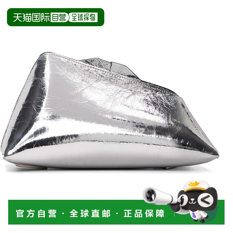 1h可退 香港直邮潮奢 The Attico 女士 银色 8:30 PM 手拿包 241W