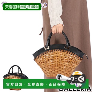 日本直邮Violadoro 女士大号皮革手提包篮子包优雅可爱时尚采用分