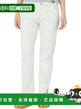 自营PrAna Kayla Pants Women's Chalk Mid-Rise Ankle Slit Crop