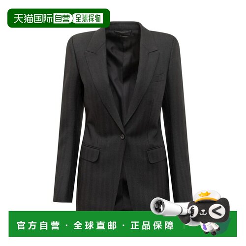 香港直邮TOM FORD 女士外套 GI3054FAX1644LB999 AW2025 黑色