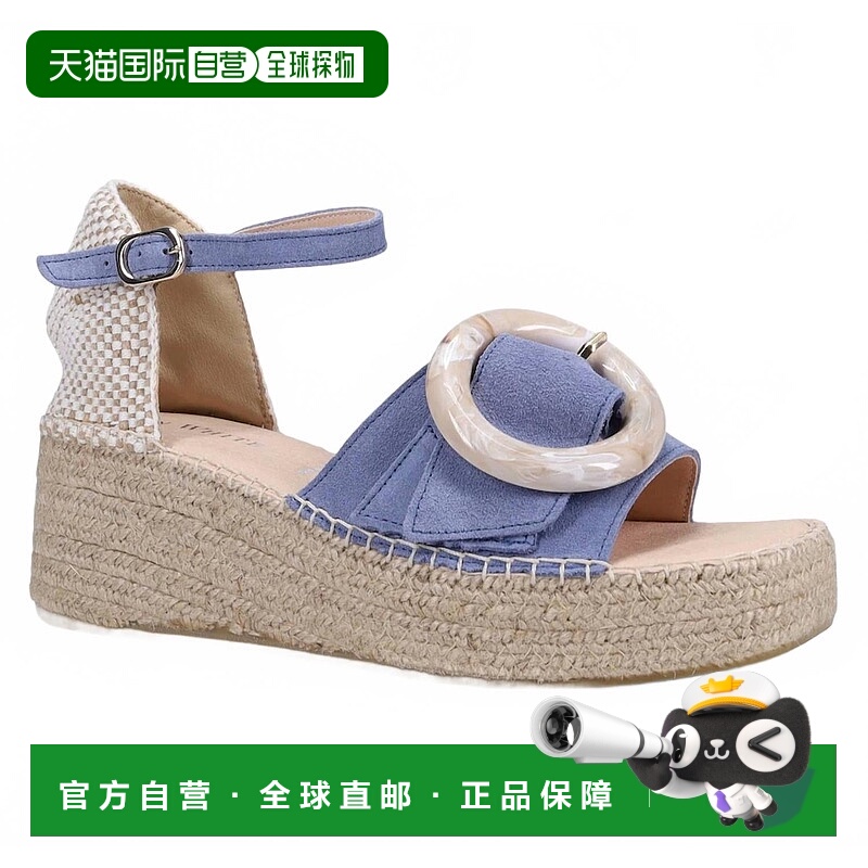 自营ron whiteWomen's Juno Sandal In Denim Suede - denim sued