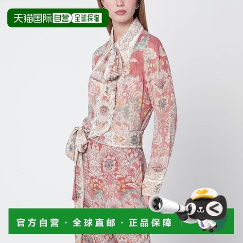 1h可退 香港直邮ZIMMERMANN 女士 Rebellion lavalliere 衬衫 725