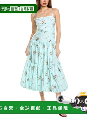 自营 cinq a septCinq à Sept Amelie Midi Dress - blue 美国奥