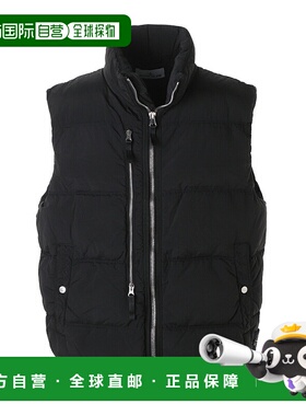 日本直邮Stone Island 男士黑色羽绒背心（k2s15g100006 s0019 v0