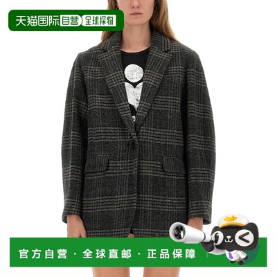 1h可退 香港直邮ISABEL MARANT 女士 灰色夹克 VE0522FBC3D02E02G