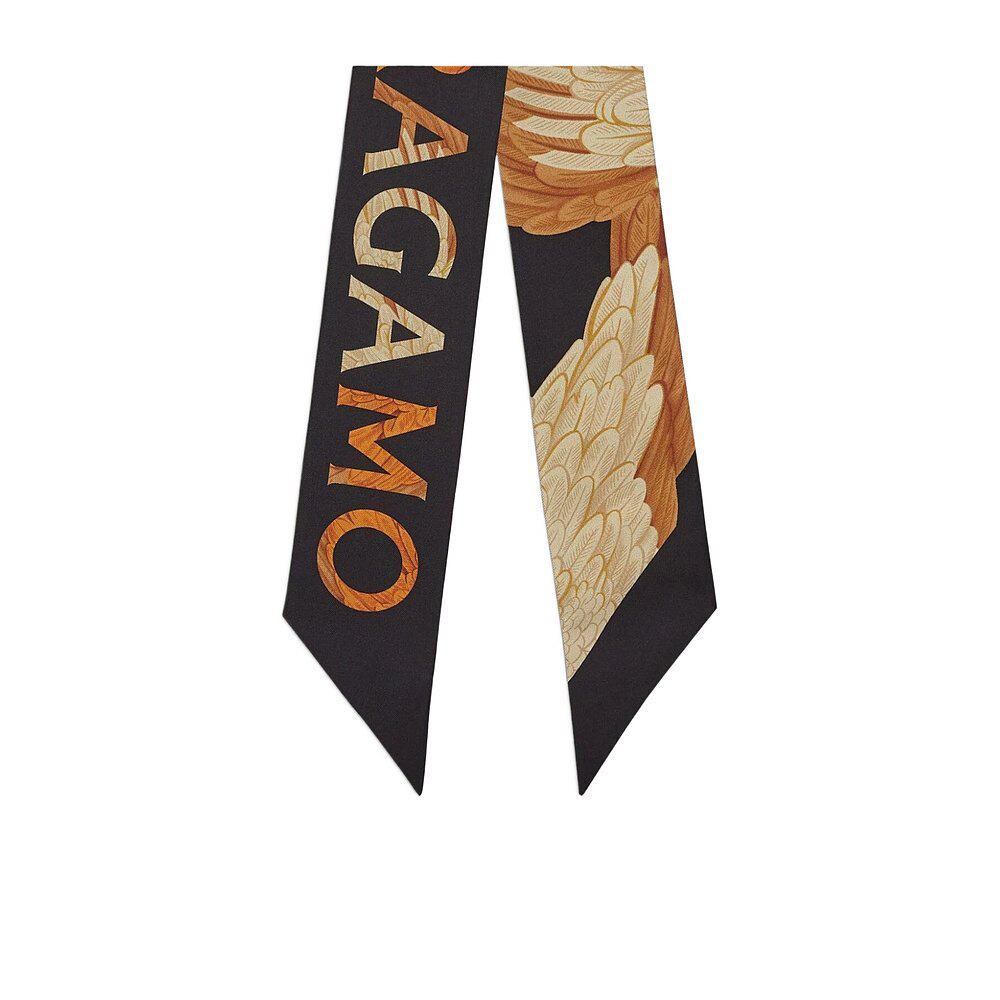 Salvatore Ferragamo logo标识丝巾 320801