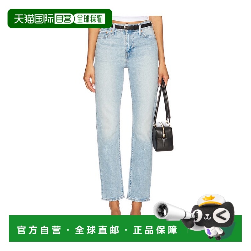 1h可退 香港直邮潮奢 Levi'S 李维斯 女士 Wedgie 修身牛仔裤 003