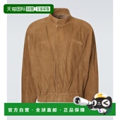 阿玛尼 舒适时尚 男士 beige米色 绒面革夹克 香港直邮armani