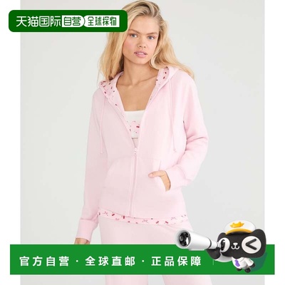 自营Aeropostale Cherry & Bow Lined Full-Zip Hoodie - light p