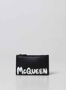 Alexander McQueen 亚历山大·麦昆 男士 徽标钱包 6831171AAMJ