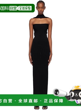 1h可退 香港直邮潮奢 TOTÊME 女士 黑色 Slip-Through 连衣裙 241