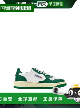 香港直邮AUTRY 女士运动鞋 AULWWB03 CO 白色 Two-tone leather s