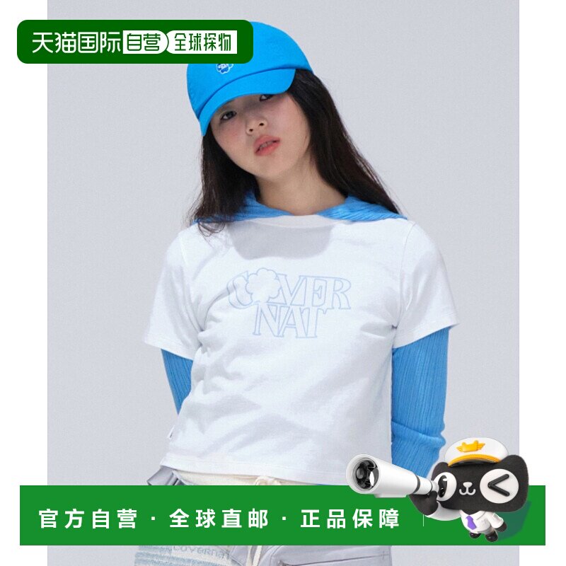 韩国直邮COVERNAT WOMAN 女士女装T恤CO2402ST76WH