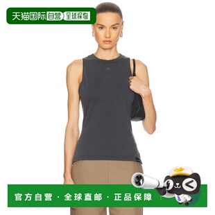 1h可退 香港直邮潮奢 Courreges 女士 束带石色水洗背心上衣 125J