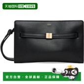 香港直邮潮奢 斜挎包 toteme 黑色 1h可退 Leather 女士 Belted