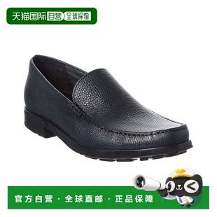自营Bally Otinel Leather Moccasin - blue 美国奥莱直发