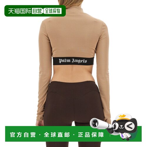 香港直邮PALM ANGELS 女士T恤 PWAB040F23FAB001621支付后1h可退
