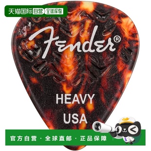 【日本直邮】芬德 Wavelength™ 重型拨片 6 支装 玳瑁色