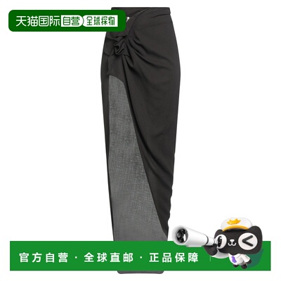 1h可退 香港直邮rick owens 瑞克 欧文斯 女士 长款半身裙