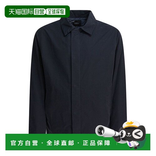 香港直邮VINCE 男士 长袖休闲夹克 M10414053A blue蓝色 舒适时尚