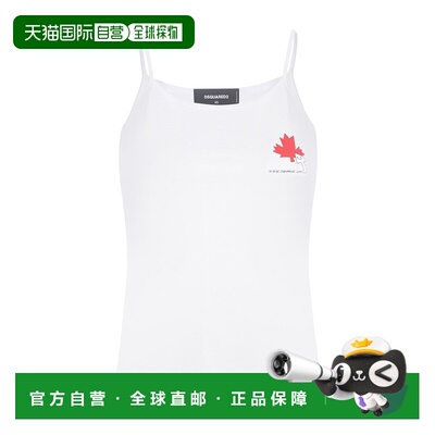 香港直邮Dsquared2 二次方 女士 徽标无袖背心 S72NL0049S22427