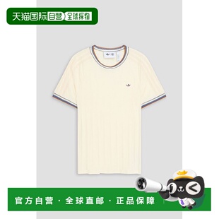 1h可退 香港直邮潮奢 ADIDAS ORIGINALS X CLOT 男士 钩编莱赛尔T