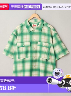 日本直邮Coleman 兰塔纳格纹衬衫 [CO3322EM014340]半袖