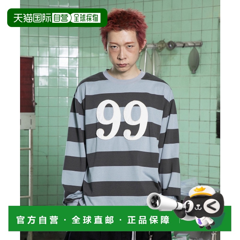 韩国直邮GLACK 男士T恤GT106GR纯棉高档 简约时尚百搭舒适 高级感