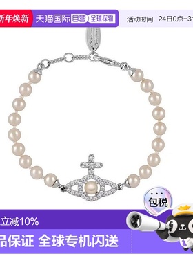 香港直邮VIVIENNE WESTWOOD 十字水晶图案手镯手链6103007R 02P37