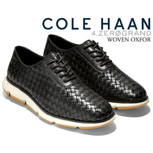 日本直邮COLE HAAN ZEROGRAND 4ZG 编织牛津编织 c34793 编织皮鞋