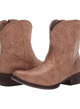 美国直邮Roper Shay 女牛仔靴 时装靴 复古风格 舒适合成衬里