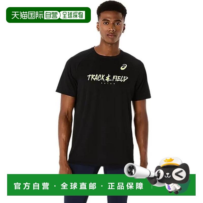 日本直邮ASICS 田径赛事图形半袖衬衫 2091A750.001(Men’s) 男士,运动服/休闲服装,跑步T恤,淘宝优惠券,粉丝福利购,淘宝优惠卷