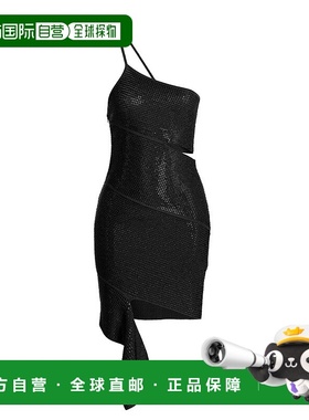 香港直邮潮奢 ANDREĀDAMO 女士 珠片单肩连衣裙 ADFW22DR05772473