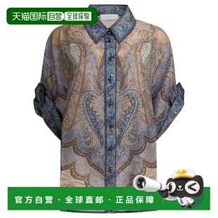1h可退 香港直邮ZIMMERMANN 女士 多色真丝衬衫 8624TRS262TPBLMU