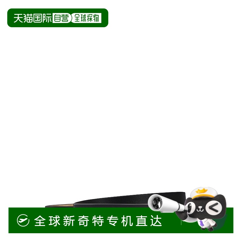 1h可退 香港直邮潮奢 MaxMara 麦斯玛拉 女士 黑色皮带 NEWPLATE1