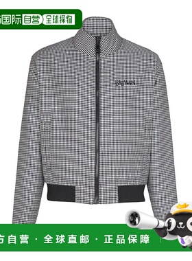 1h可退 香港直邮Balmain 千鸟格羊毛外套 GH1TFB11VI56夹克