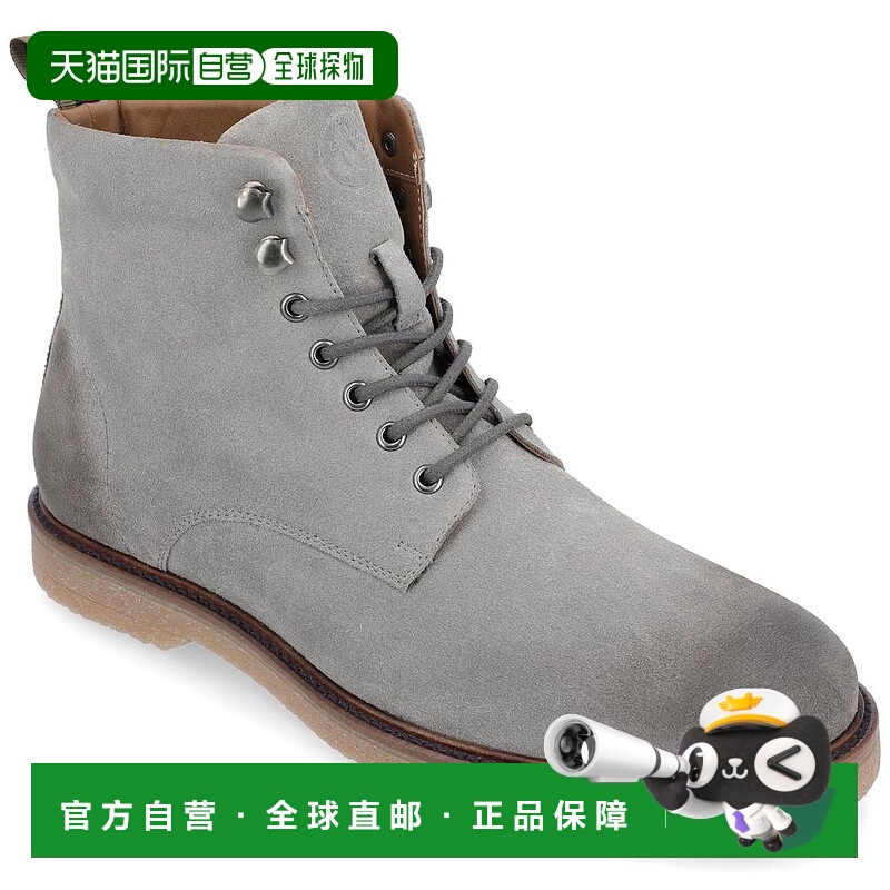 1h可退 【美国直邮】Thomas Vine Samwell 真皮高帮靴 时尚男靴