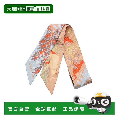 1h可退 日本直邮中古Hermes爱马仕女B级9新scarf围巾丝绸围巾/丝