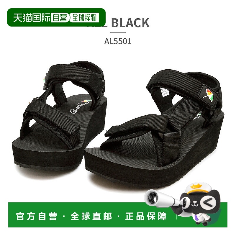 日本直邮arnold palmer 2023春夏 厚底 跟高5.5cm 运动凉鞋 绑带