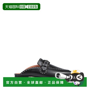 1h可退 香港直邮Givenchy 纪梵希 女士 Mules 木屐 black黑色 舒