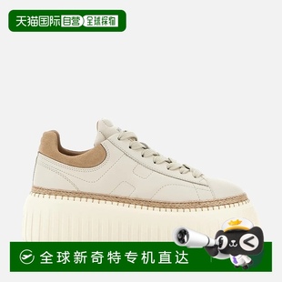 女款 Stripes象牙棕色运动鞋 欧洲直邮Hogan