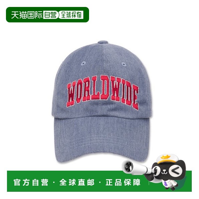 韩国直邮Ames Worldwide 女士帽子WORLDWIDE BALL CAP BLUE AM2DMF